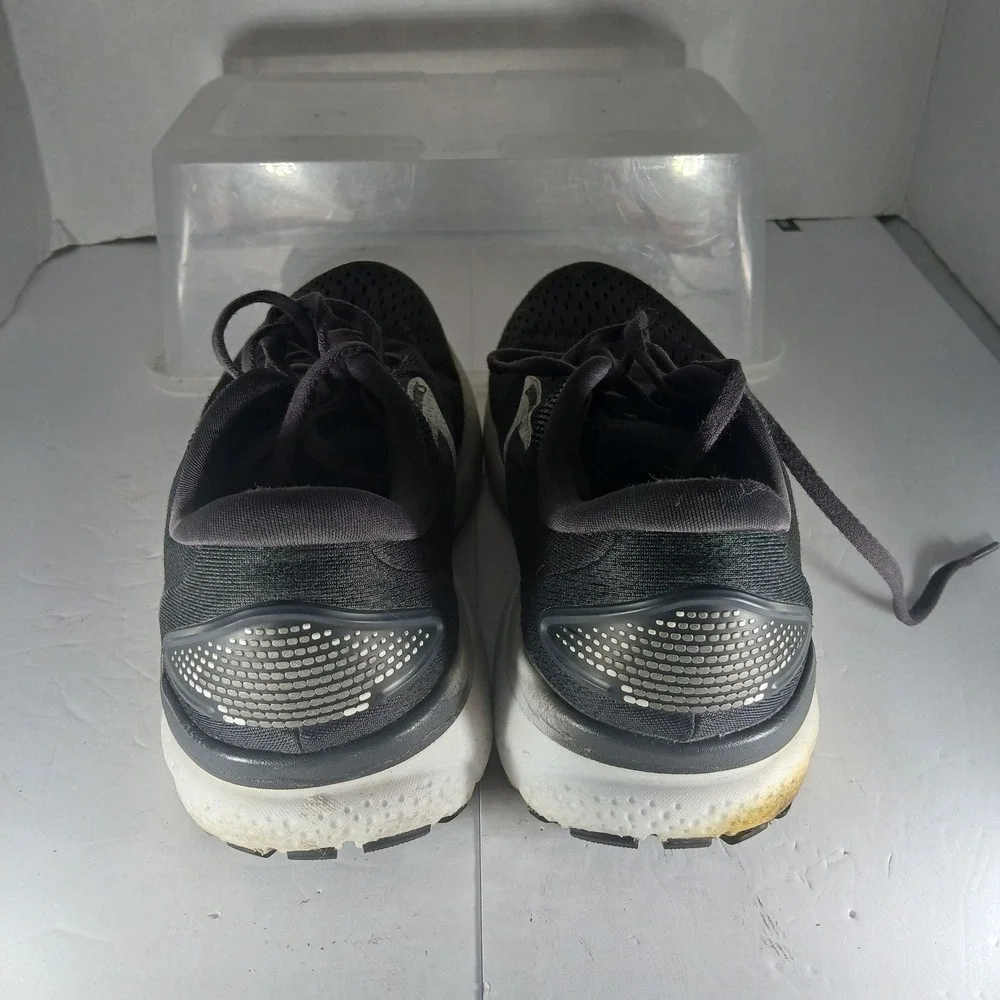 Brooks Ghost 15 Running Shoes 10 Wide Black Neutral DNA LOFT v2 Road‎ Trainers